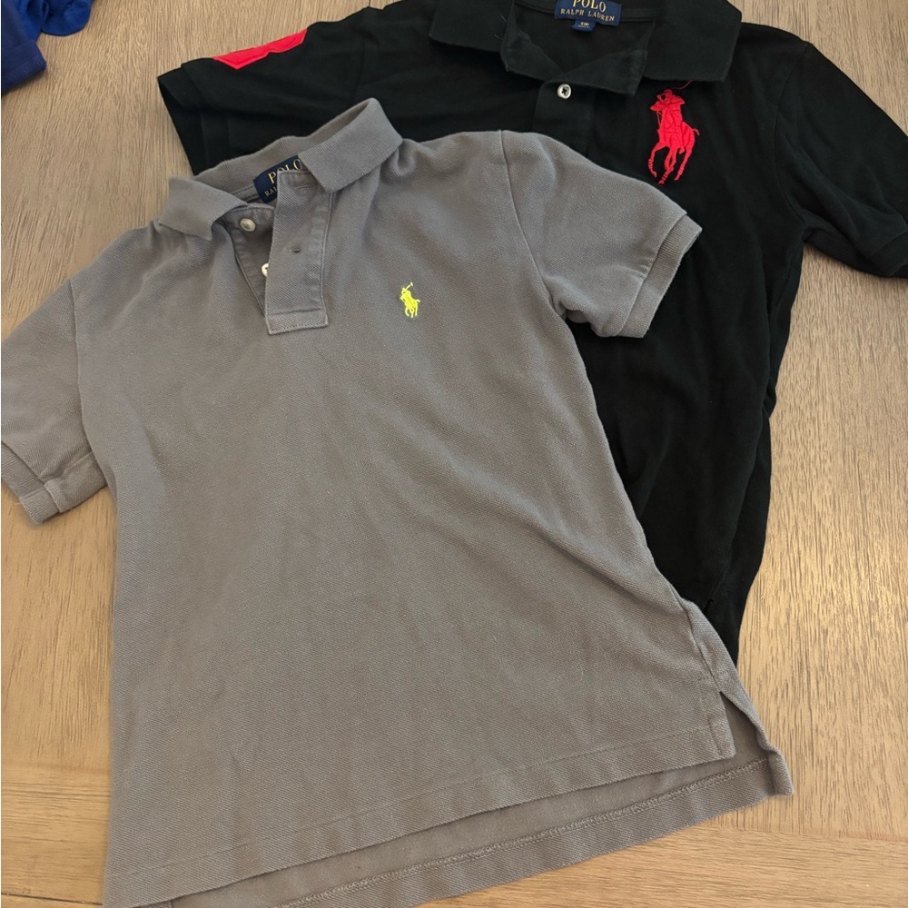 Polo by Ralph Lauren Kids Black and Gray Polo Shirts